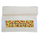 Dorit Judaica Netilat Yadayim Hand Towel - Pomegranates and Shabbat Shalom