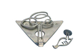 Shraga Landesman Hanukkah Menorah Partridge Bird and Olive Tree - Flexible