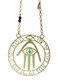 Shraga Landesman Brass Wall Hanging Hamsa Hand - Ben Porat Yosef