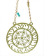 Shraga Landesman Brass Wall Hanging Flowers - Song of Songs Words