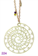 Shraga Landesman Brass Wall Hanging Circular Palm Trees - Jeremiah Blessing