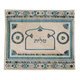 Yair Emanuel Embroidered Linen Tallit & Tefillin Bag, Turquoise - Oriental Motifs