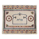 Yair Emanuel Embroidered Linen Tallit & Tefillin Bag, Red - Oriental Motifs