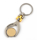 Judaic Keychain with Engraved Jerusalem & Travelers Prayer in Hebrew and English