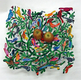 David Gerstein Laser Cut Fruit Bowl or Wall Decoration - Birds of the World
