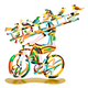 David Gerstein Free Standing Double Sided Bicycle Sculpture - Ladder Man