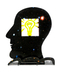 David Gerstein Free Standing Double Sided Head Sculpture - What an Idea