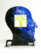 David Gerstein Free Standing Double Sided Head Sculpture - What an Idea
