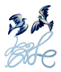 David Gerstein Free Standing Double Sided Doves Sculpture - Shalom