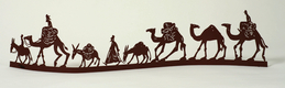 David Gerstein Free Standing Double Sided Sculpture - Caravan Silk Route