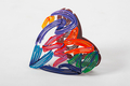 David Gerstein Free Standing Double Sided Heart Sculpture - Strokes of Love