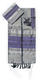 Gabrieli Handwoven Silk Tallit Set - Purple and Silver Stripes