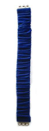 Blue Velvet Handmade Torah Belt