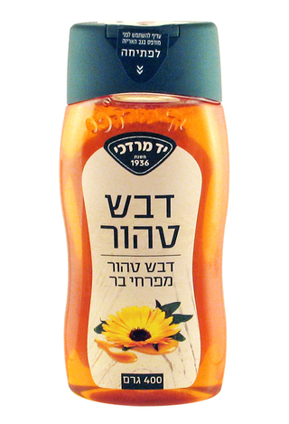 Pure Wildflower Honey in Squeeze Bottle - Yad Mordechai