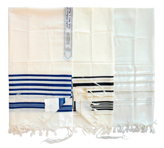 Wool Prayer Shawl Traditional 100% Pure Wool