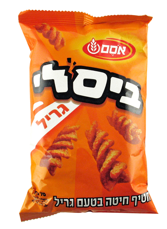Bissli Snack with Grill Flavor by Osem - Medium Size