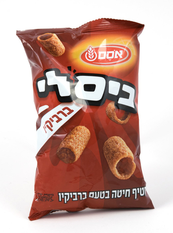 Bissli Snack with Barbecue Flavor by Ossem - Large Size