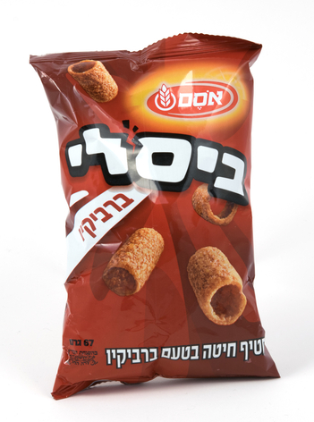 Bissli Snack with Barbecue Flavor by Osem - Medium Size