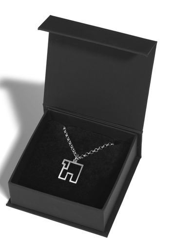 Adi Sidler Stainless Steel Necklace - Contemporary Style Chai Pendant