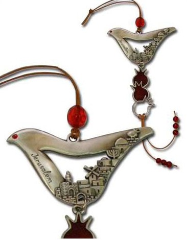 Dove of Peace Jerusalem Wall Hanging 1 in stock