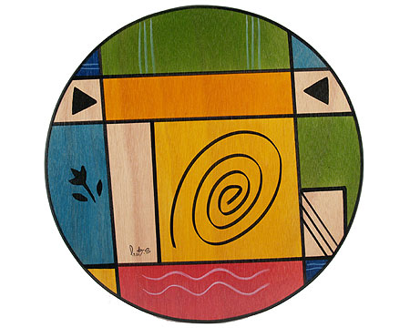 Round Placemat Modernini by Kakadu Art