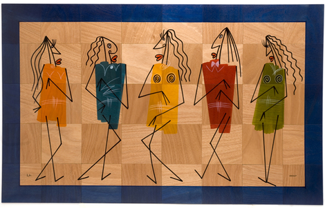Floor Mat Tipusim by Kakadu Art