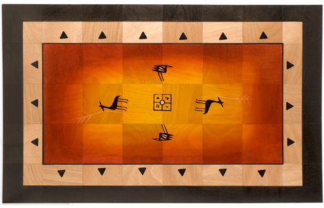 Floor Mat Shemesh by Kakadu Art