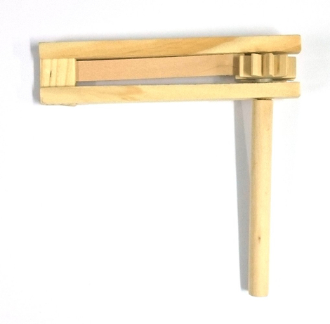 Wood Purim Grogger for Children