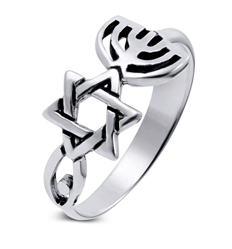 Sterling Silver Grafted Ring Spiritual Religious Jewelry