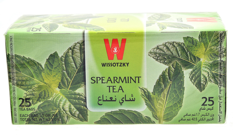 Wissotzky Mint (Nana) Tea - Tea Bags