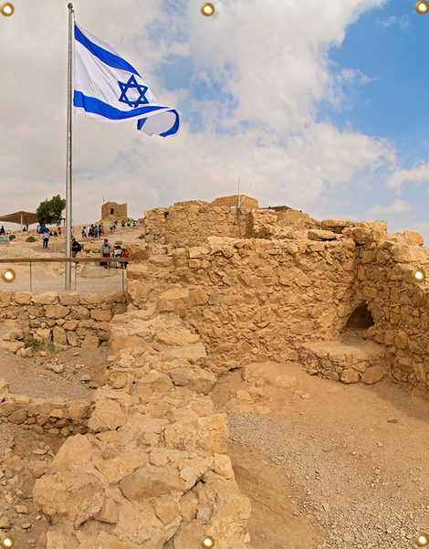Panoramic Masada Sukkah Single-Wall Panel 6 ft Width