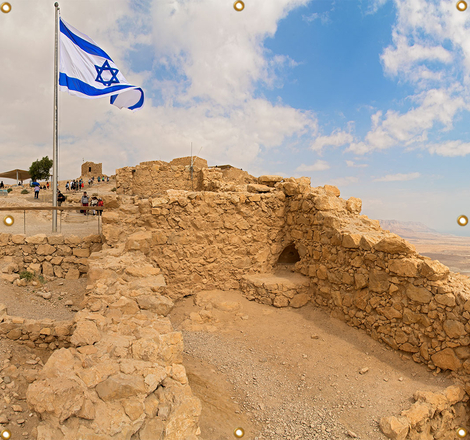 Panoramic Masada Sukkah Single-Wall Panel 8 ft Width