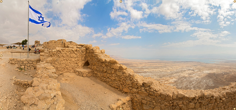 Panoramic Masada Sukkah Single-Wall Panel 16 ft Width