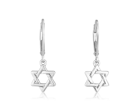 Sterling Silver Earrings - Star of David