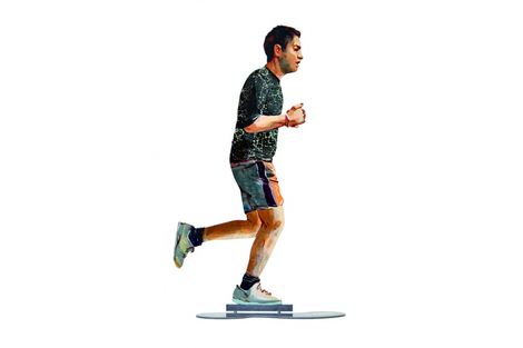 David Gerstein Free Standing Double Sided Sculpture - Easy Runner