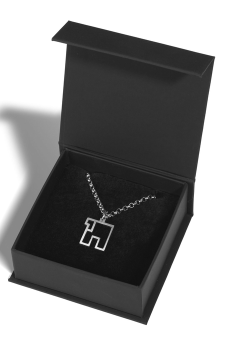Adi Sidler Stainless Steel Necklace - Contemporary Style Chai Pendant