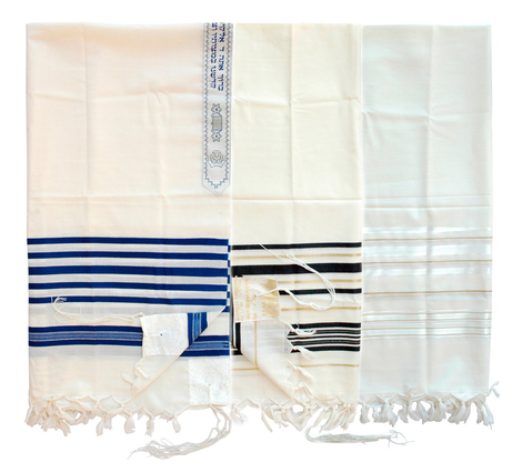 Wool Prayer Shawl Traditional 100% Pure Wool
