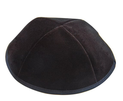Black velvet kippah