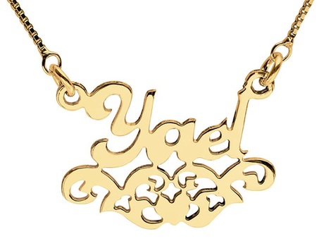 Gold Filled Decorative Personalized Necklace