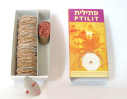 Floating Wicks and Cork Floaters for Chanukah and Shabbat - Box of 50