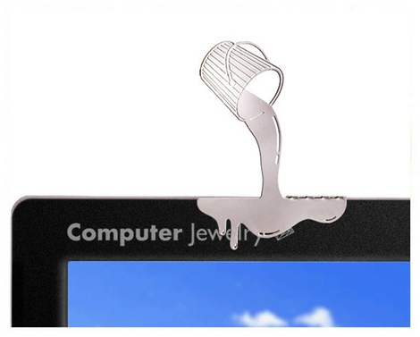 Computer Jewelry - Spilled Water