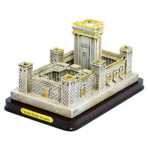 Sculpture, Second Temple Silver Plated with Gold Tints