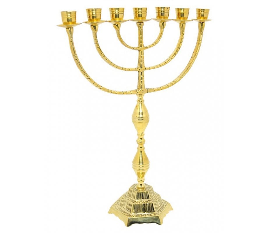 Tallit Prayer Shawl Clips, Nickel Plated - Torah Tablets Swirling