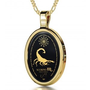 Scorpio Zodiac Pendant by Nano Jewelry