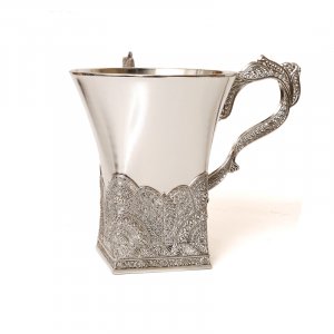 Silver Plated Filigree Wash Cup