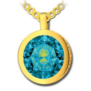 Tree Of Life Pendant By Nano Gold - Gold Plate