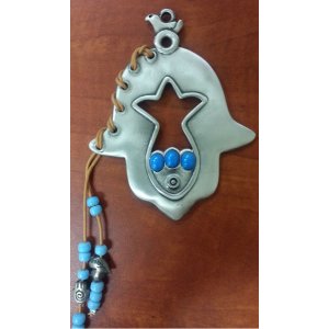 Hamsa Fish Wall Hanging