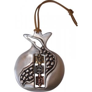 Yealat Chen Pomegranate Wall Hanging with Seeds