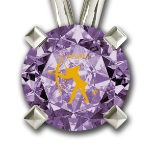 Sagittarius Zodiac Pendant by Nano Jewelry- Silver