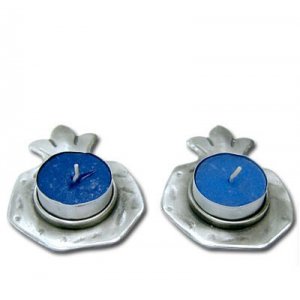 Small Pomegranate shaped Travelling Candlesticks